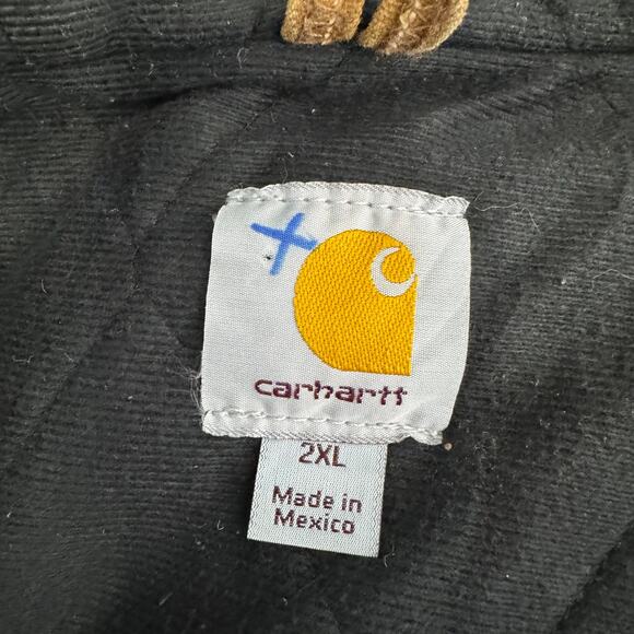 Carhartt Canvas Jacket Zip Hooded Lined Embroidered Alabama Football Size 2XL - Picture 7 of 8